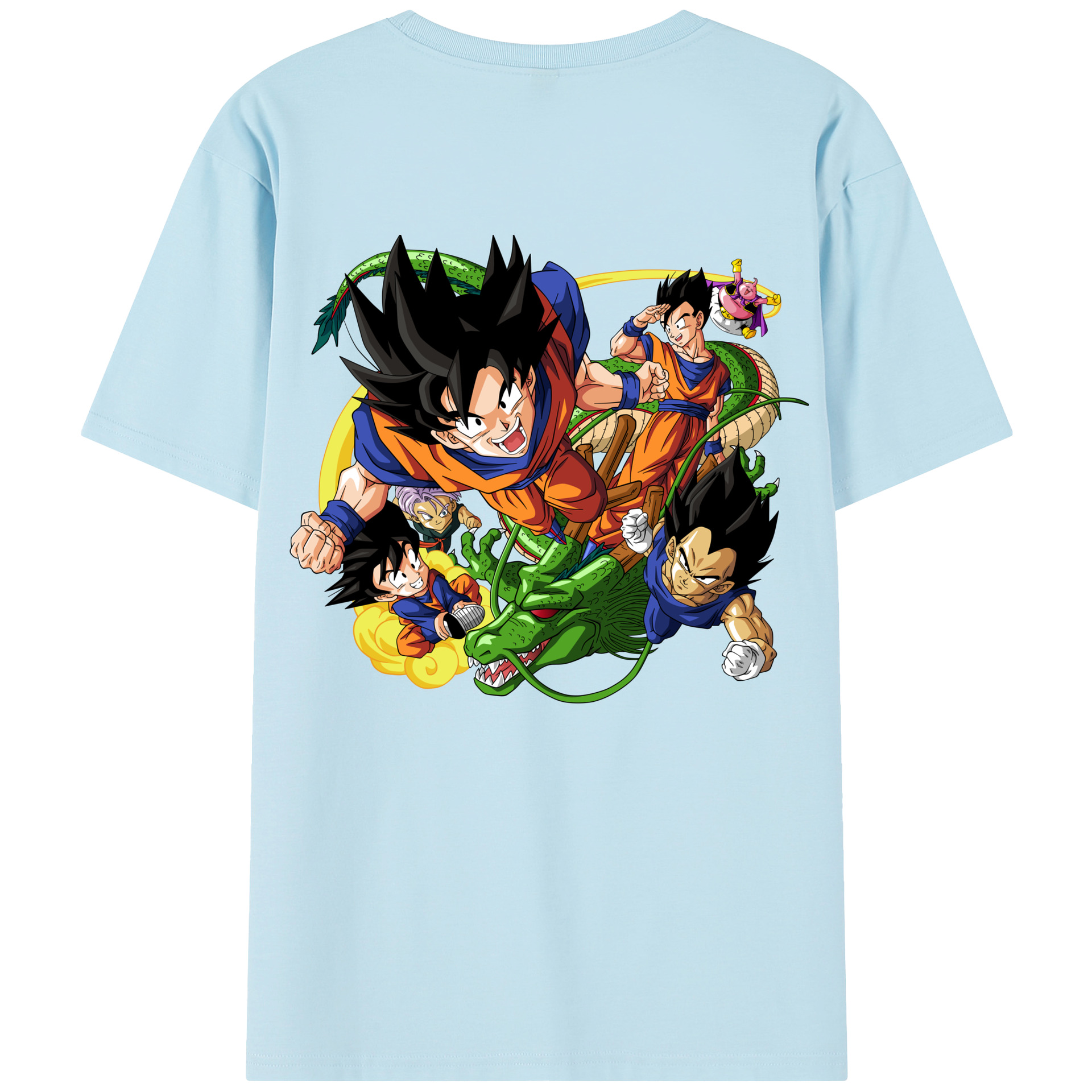 （画像用） ドラゴンボール DRAGON BALL 綿100％半袖Tシャツ（背面プリント）